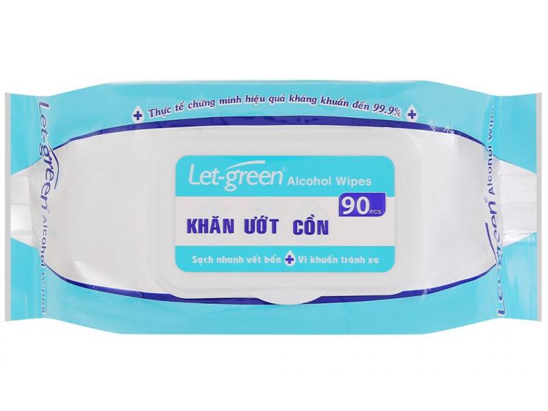 Khăn ướt cồn Let-Green