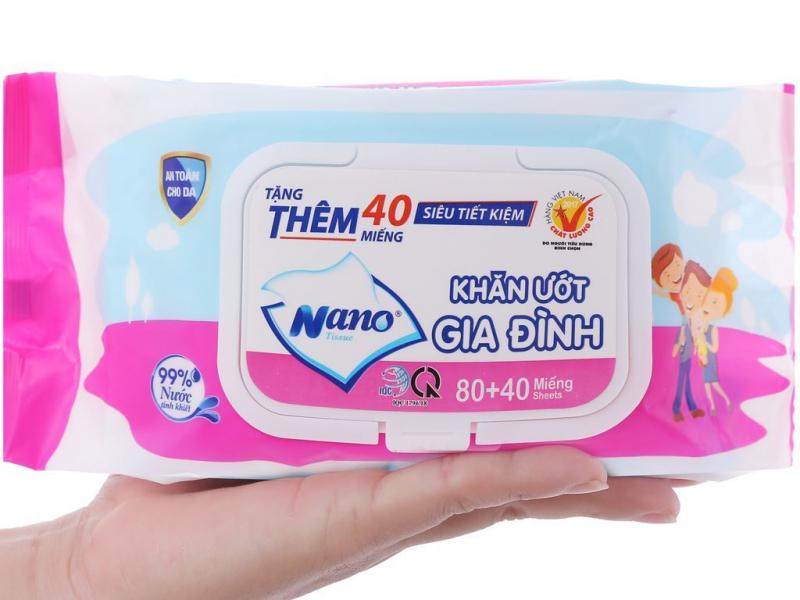 Khăn giấy ướt Nano