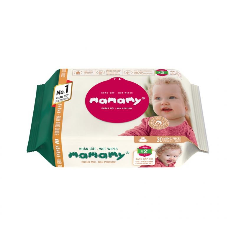 Khăn ướt  ngừa hăm & rôm sảy Mamamy