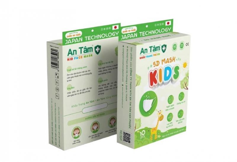 Khẩu trang cho bé AN TÂM