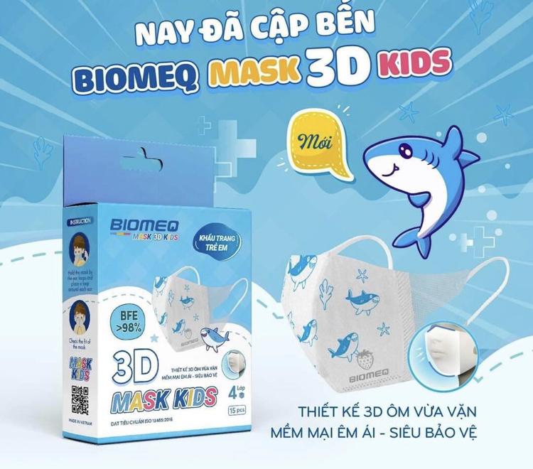 Khẩu trang y tế trẻ em BIOMEQ MASK+ KID