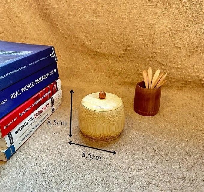 Khay đựng mứt Tết hũ tre cao cấp