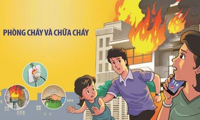 Khi phát hiện có đám cháy bạn đừng quá hoảng hốt và sợ hãi