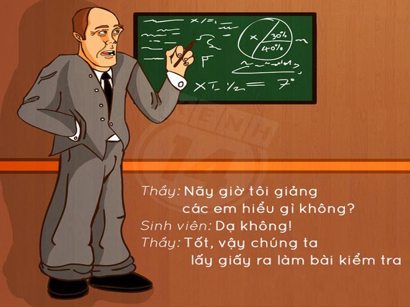 bài kiểm tra đến bất chợt như cơn mưa rào.