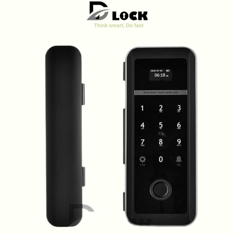 Khóa cửa điện tử vân tay thông minh cao cấp cửa kính chống nước có điều khiển Remote DILLOCK DL826