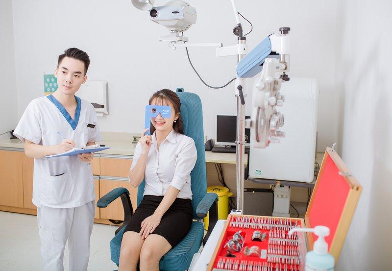 Khoa mắt bệnh viện đa khoa quốc tế Vinmec