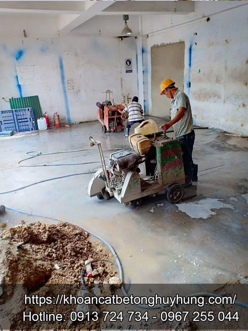 Khoan cắt bê tông Huy Hùng