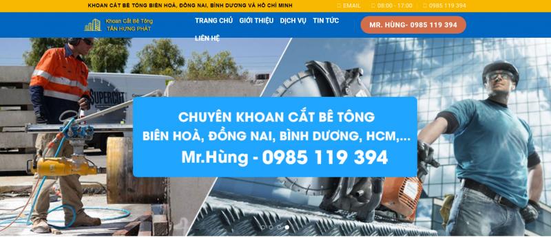 Khoan cắt bê tông Tân Hưng Phát