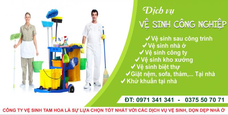 Công ty vệ sinh Tam Hoa