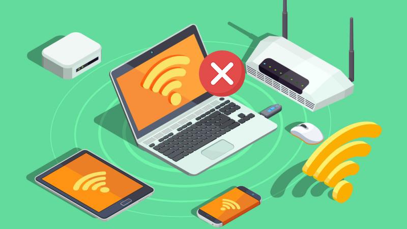 Không kết nối được với wifi