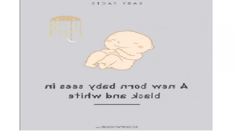 Trẻ chỉ nhận biết được màu trắng, đen và xám