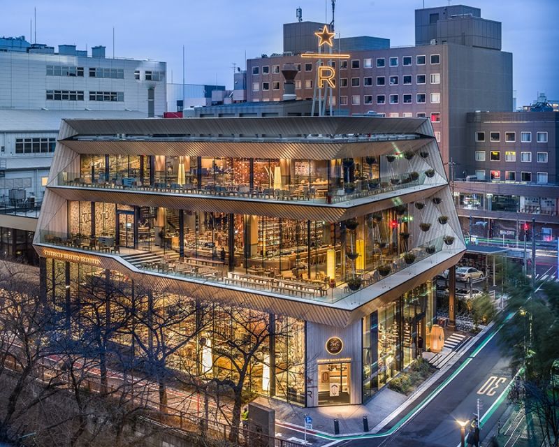 Starbucks Reserve Roastery Tokyo ở Tokyo, Nhật Bản