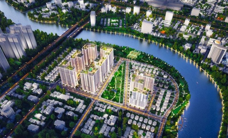 Toàn cảnh từ trên cao khu căn hộ Galaxy 9