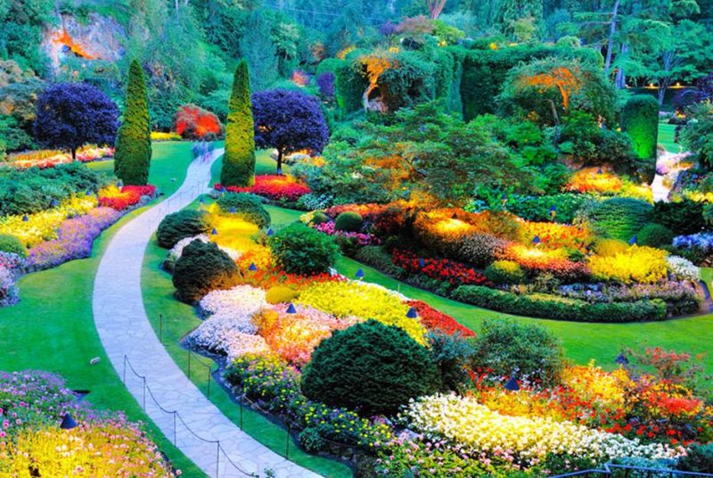 Khu vườn Butchart tại Canada