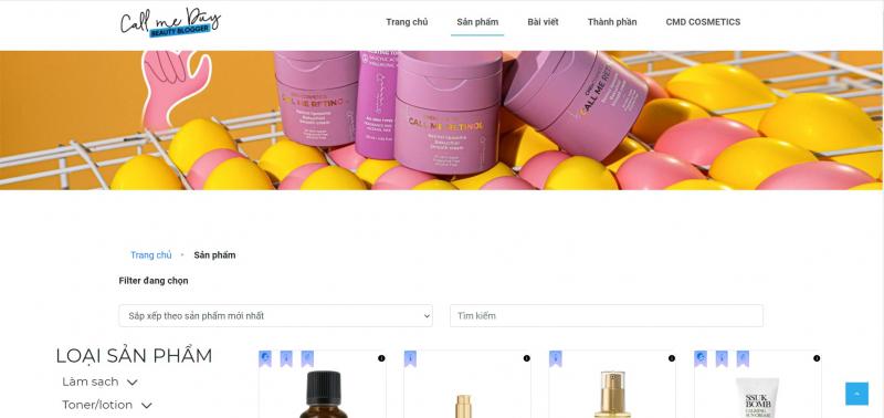 Tra cứu thành phần mỹ phẩm bằng Callmeduy