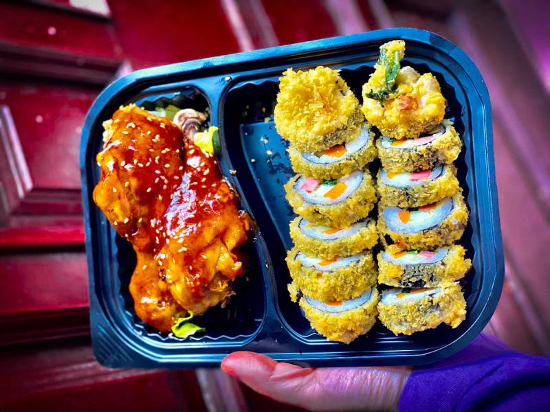 Kimbap chiên -  Mr. Pan Kimbap