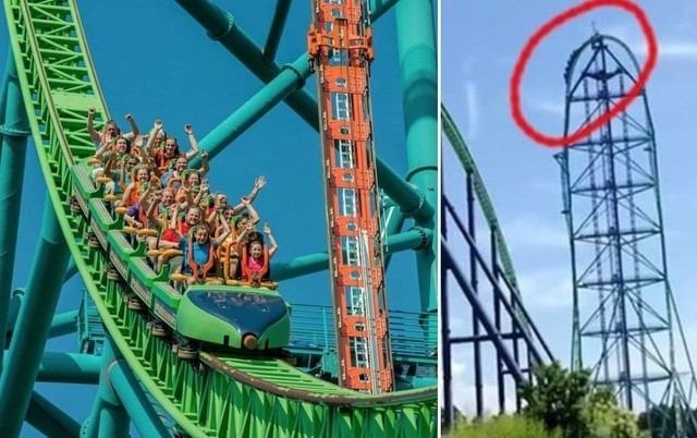 Tàu lượn Kingda Ka giữ kỷ lục cao nhất về độ cao thả rơi