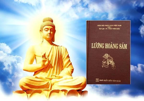 Toàn bộ kinh Lương Hoàng Sám là những lời sám nguyện giải trừ mọi điều tội lỗi. Còn gọi là kinh Ðại Sám