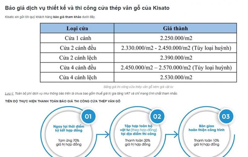 Cửa thép vân gỗ Kisato