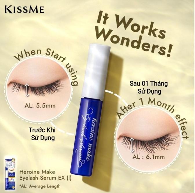 Kissme Heroine Make Watering Eyelash Serum