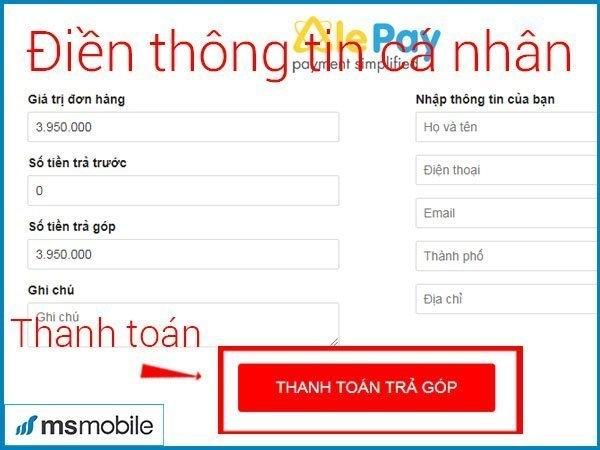 Thanh toán trả góp