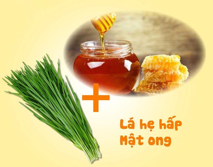 Bài thuốc trị ho từ hẹ, mật ong
