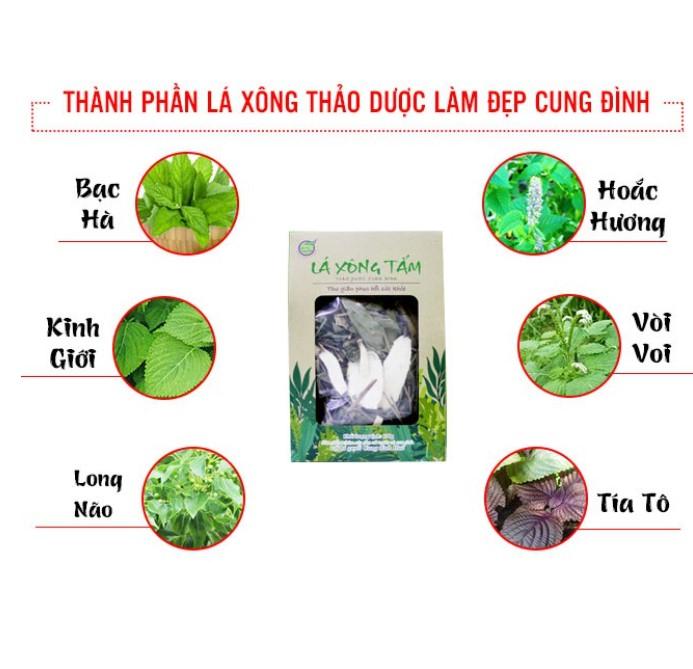 Lá xông thảo dược Cung Đình