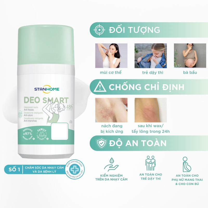 Lăn khử mùi cho trẻ em Stanhome Deo Smart