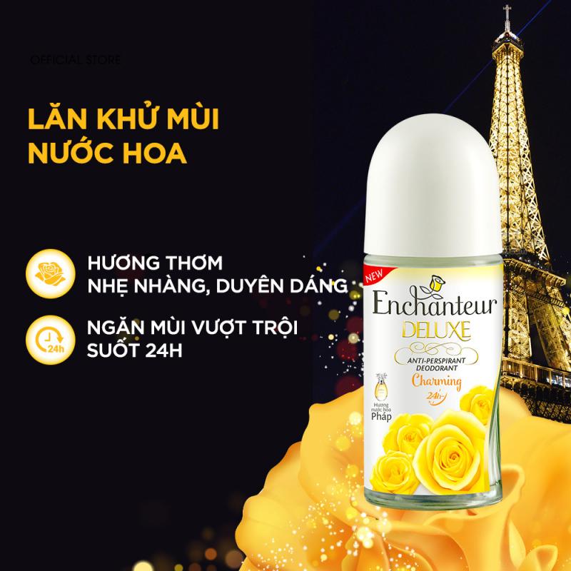 Lăn khử mùi nước hoa Enchanteur Charming