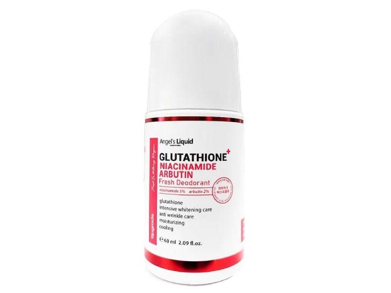 Lăn nách mờ thâm, dưỡng trắng da Angel's Liquid Glutathione plus Niacinamide Arbutin Fresh Deodorant