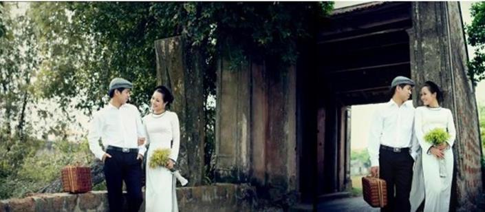 Những bức ảnh được chụp ở đây đều mang phong cách hoài cổ
