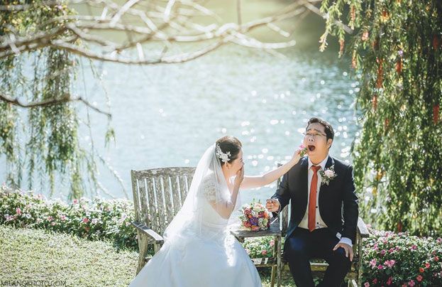 Ảnh cưới tại làng du lịch Bình An Đà Lạt