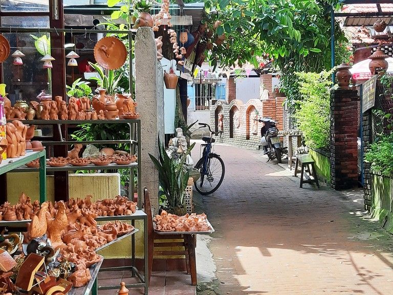 Làng gốm Thanh Hà đã trở thành điểm đến thu hút du khách trong lẫn ngoài nước