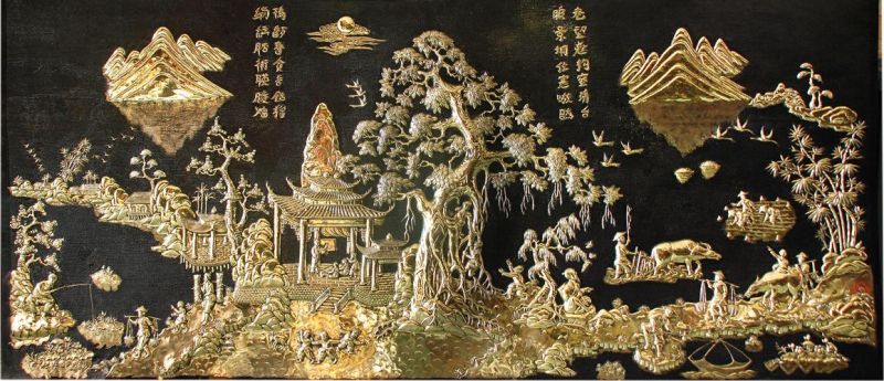 Làng nghề chạm bạc Đồng Xâm