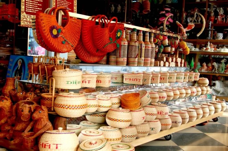Đồ thủ công mỹ nghệ từ cói là những sản vật tinh tế của mảnh đất Hoa Lư