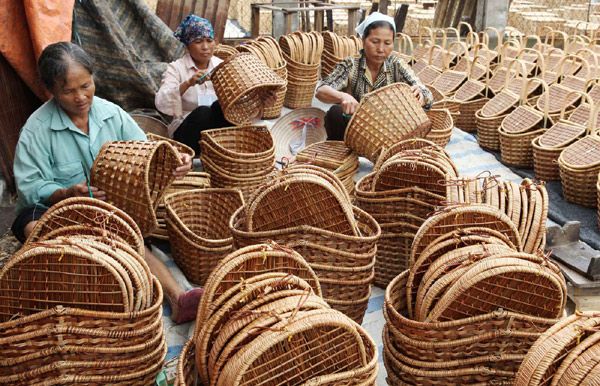 Làng nghề mây tre đan Thạch Cầu