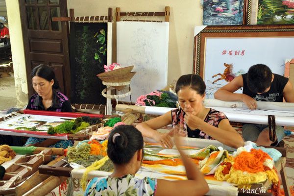 Làng nghề ren Quất Động