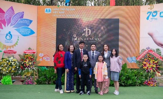 Viện thẩm mỹ DIVA tài trợ 300 triệu cho làng SOS Đà Lạt