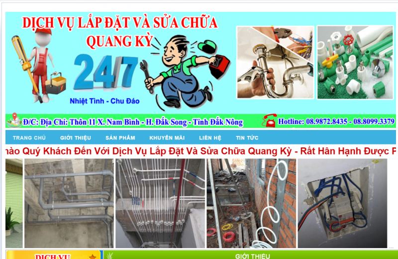 Lắp đặt và sửa chữa Quang Kỳ