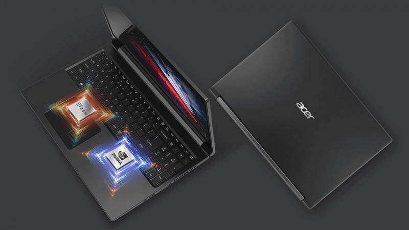 Laptop Acer Aspire Gaming A715 42G R4ST R5 5500U/8GB/256GB SSD/Nvidia GTX1650 4GB/Win10
