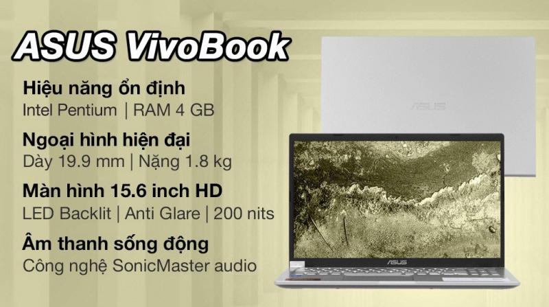 Laptop Asus VivoBook X515KA N6000/4GB/256GB/Win11 (BR109W)