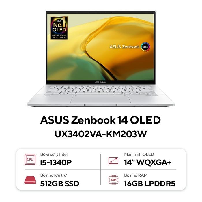 Laptop Asus Zenbook 14 OLED UX3402VA-KM203W