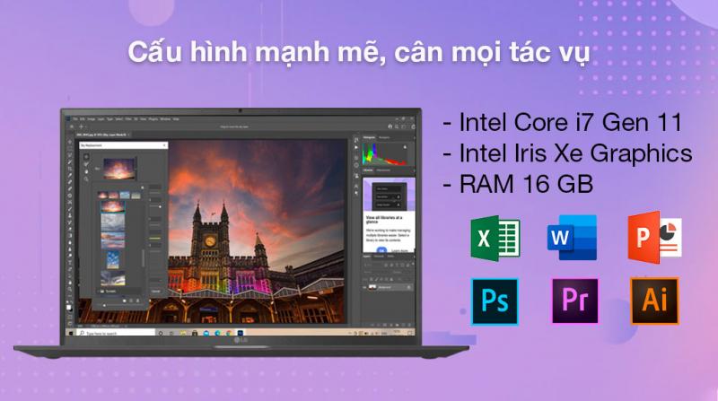 Laptop LG Gram 2022 17Z90Q-G.AH78A5 i7-1260P