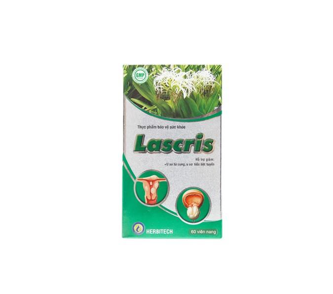Lascris - Hỗ trợ giảm u nang buồng trứng, u xơ tử cung, u xơ tiền liệt tuyến