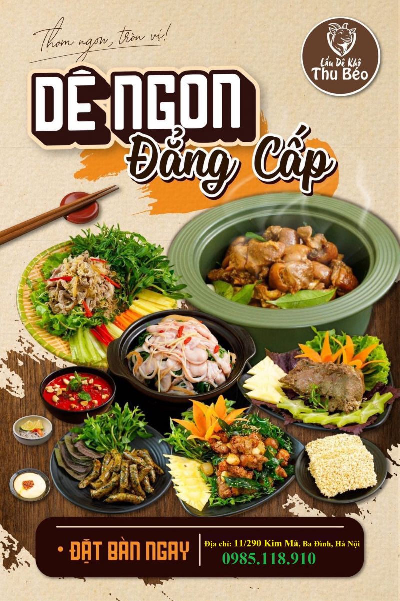 Lẩu Dê Khô Thu Béo