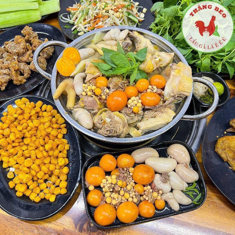 Lẩu Gà Lá É É É Thắng Béo