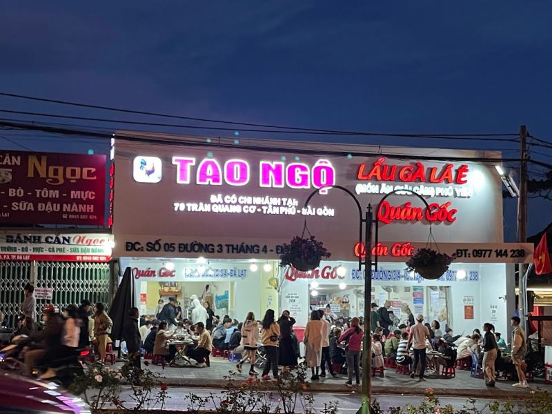 Lẩu Gà Lá É - Tao Ngộ Quán Đà Lạt