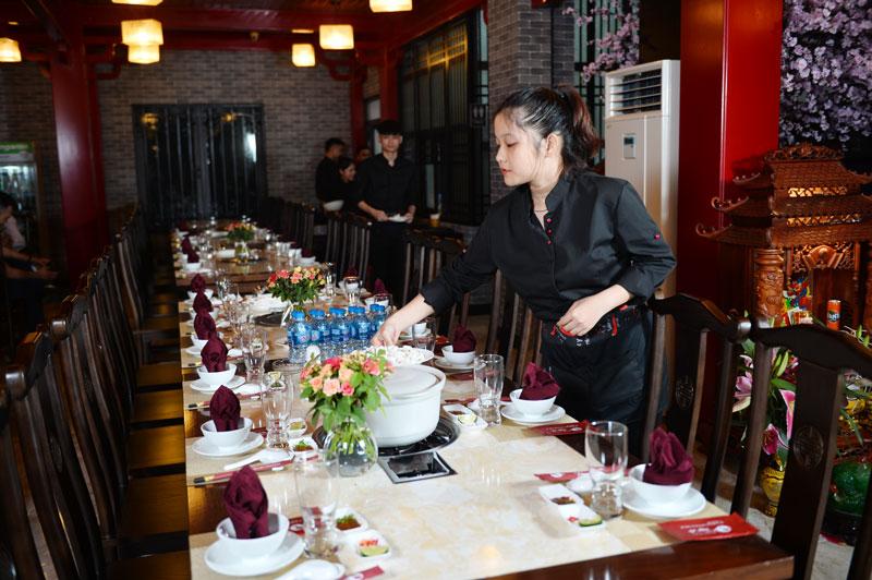 Hình ảnh nhà hàng sang trọng