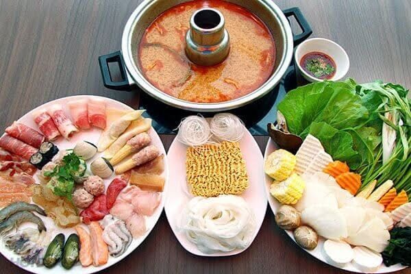 Lẩu thập cẩm nước lẩu Thái