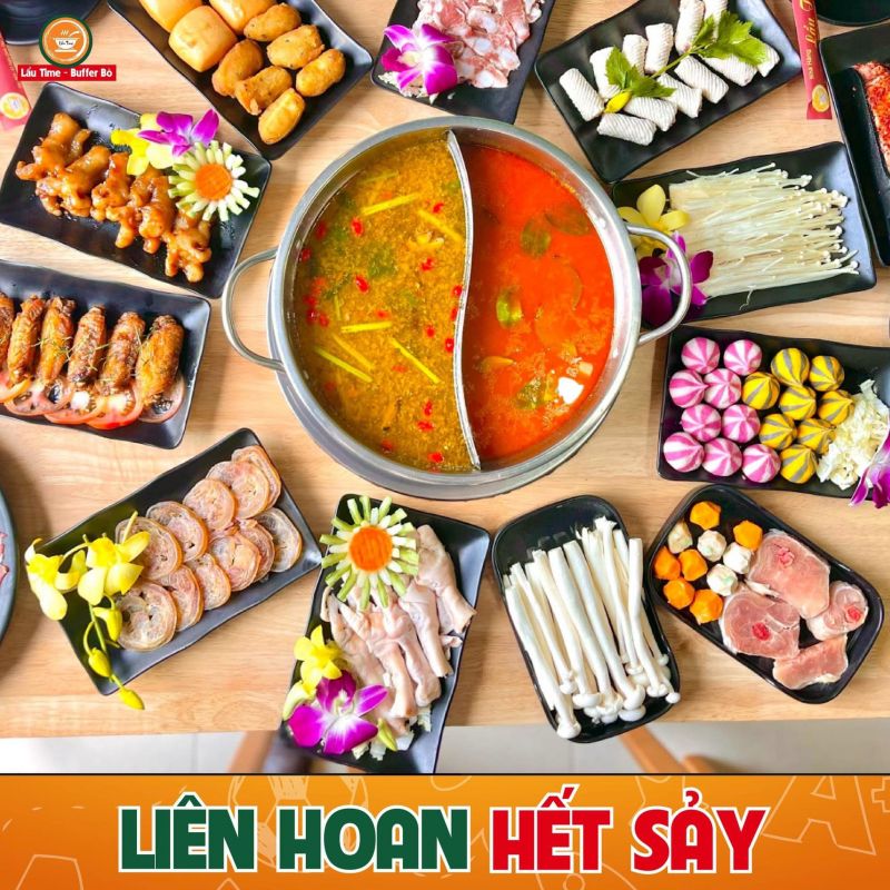 Lẩu Time - Buffet Bò Mỹ Ăn Không Giới Hạn